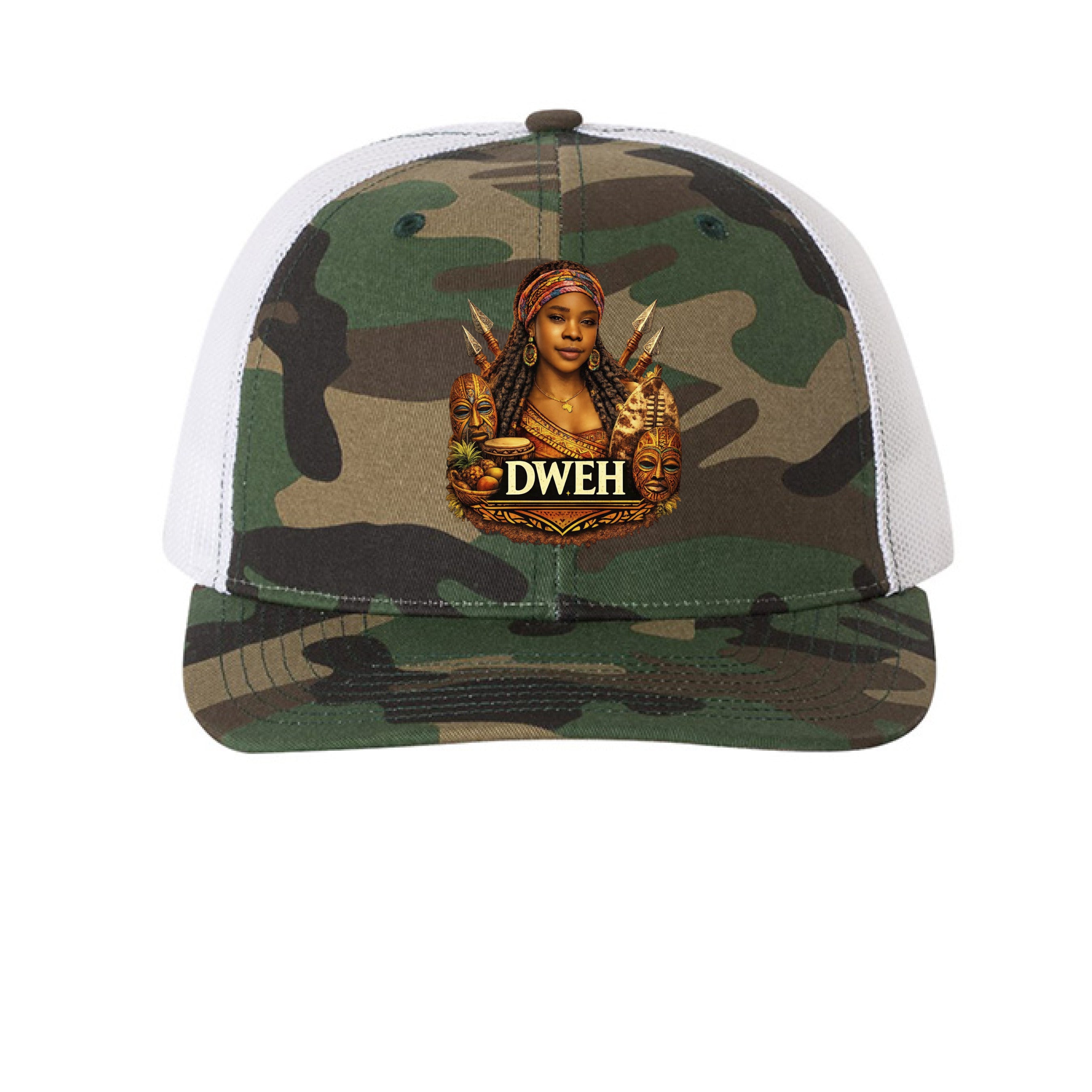 Army Camo/ White - FRONT