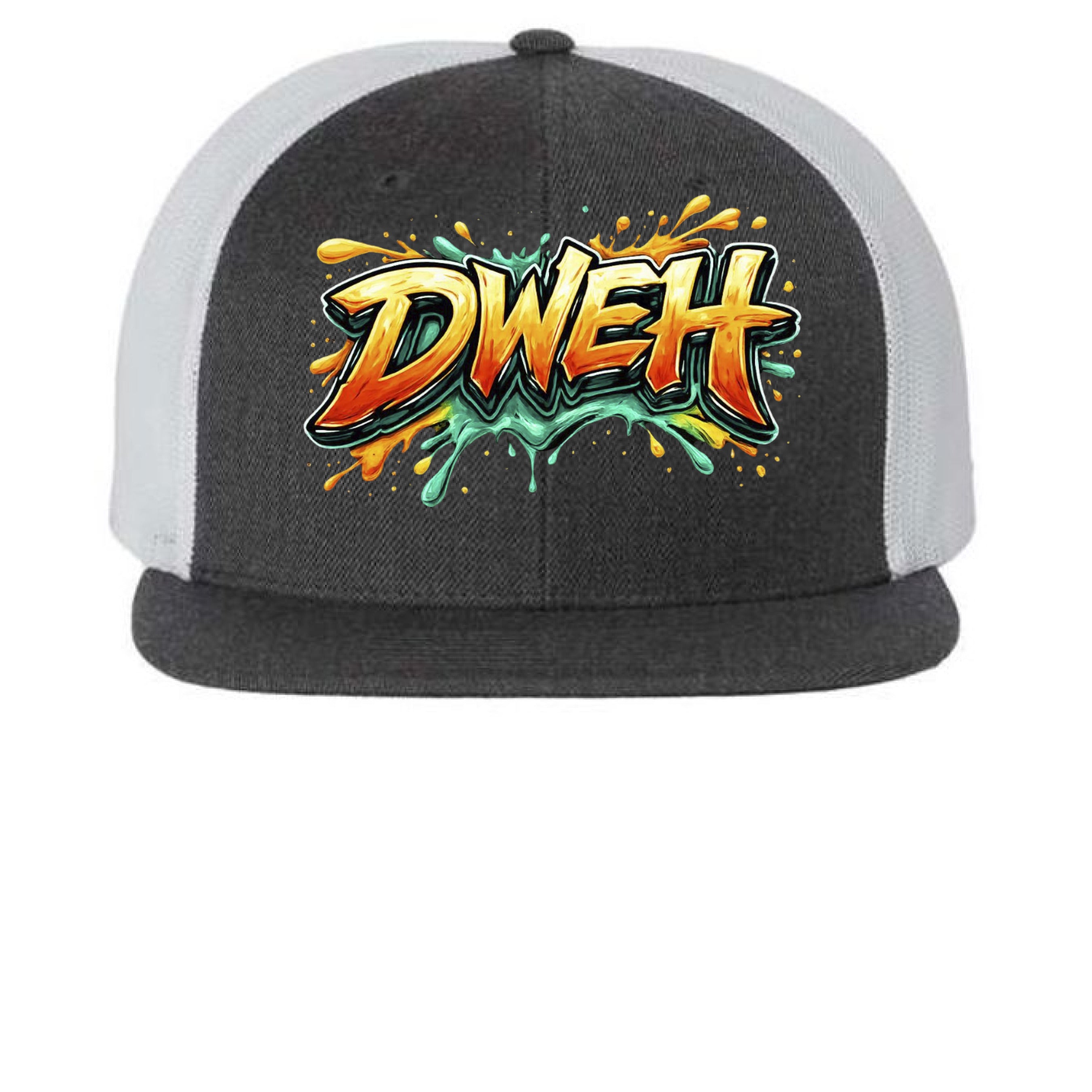 Heather Charcoal/ White - FRONT